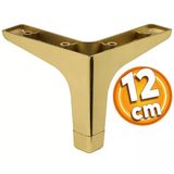 Badem10 Sedef Lüks 12 cm Altın Gold Baza Mobilya Kanepe Sehpa TV Ünitesi Koltuk Ayağı