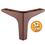 Badem10 Sedef Lüks 12 cm Ceviz Baza Mobilya Kanepe Sehpa TV Ünitesi Koltuk Ayağı