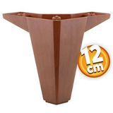 Badem10 Sedir Lüks Mobilya Kanepe Koltuk Baza Tv Ünitesi Yükseltici Ayağı Ayakları 12 Cm Ahşap Desenli Ayak