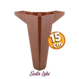 Badem10 Sedir Lüks Mobilya Kanepe Koltuk Baza Tv Ünitesi Yükseltici Ayağı Ayakları 15 Cm Ahşap Desenli Ayak