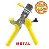 Badem10 Seviye Tespit Artısı Takoz Pensesi Metal Derz Klipsi Derz Kaması Fayans Yer Döşeme