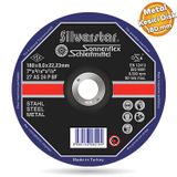 Badem10 Sonnenflex Metal Kesici Taş Disk Taşlama Spiral Demir Kesme Diski 180x8.0x22.23 mm
