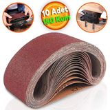 Badem10 Sonsuz Bant 150 Kum Tank Palet Zımpara Kağıdı 75 x 533 mm (10 Adet)