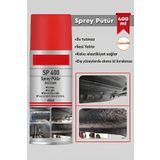 Badem10 Sprey Pütür Su Tutmaz Ses Yalıtımlı Boyanabilir Kaplama Araç Araba Çamurluk Taş Darbe Koruma 400ml