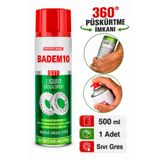 Badem10 Su Itici Sıvı Gres Yağlama Spreyi 500 ml (1 Adet) Yağlayıcı Zincir Dişli Rulman Makine Bakım Yağı