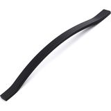 Badem10 Sümbül Düz Siyah 288 mm Metal Kulp Çekmece Kolu Kapak Kulpları Mobilya Kulpu Modern Mutfak Dolabı