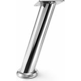 Badem10 Tablalı Dereceli Ayarlanabilir (20 Cm) Krom Metal Baza Tv Ünitesi Koltuk Mobilya Ayağı (+2cm) - 568u5654