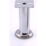 Badem10 Tablalı Krom 10 cm Metal Gümüş Mobilya Ayağı Modern Koltuk Kanepe Dayanıklı Tv Ünite Ayağı Ayakları - 9o86776 - t5t54