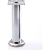 Badem10 Tablalı Krom Metal 15 cm Gümüş Mobilya Ayağı Modern Koltuk Kanepe Dayanıklı Tv Ünite Ayağı Ayakları - 5675454vbh
