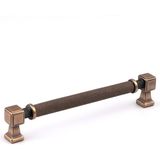 Badem10 Talas 224 mm Tırtıklı Soft Antik Metal Kulp Kapak Kulpu Dayanıklı Kulpları Mobilya Çekmece Dolap