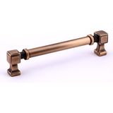 Badem10 Talas Düz Soft Antik Metal Kulp 192 mm Mobilya Çekmece Dolap Kapak Kulpu Dayanıklı Kulpları