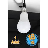 Badem10 Tasarruflu Ampul 18 W Led Lamba Beyaz E27 Duy 1760 Lümen Uzun Ömürlü 220 Volt Elektrik 1 Adet