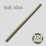 Badem10 Toros Çizgili Soft Altın Çekmece ve Dolap Kulp 320 mm Modern Gardırop Mutfak Banyo Mobilya Kulbu - Metal