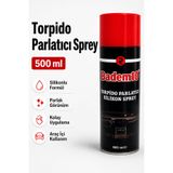 Badem10 Torpido Parlatıcı Silikon Sprey 500 ml Araç Konsol Plastik Koruyucu Parlatıcı Bakım Spreyi