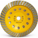Badem10 Turbo Elmaslı Taşlama Diski 180MM Metal Beton Granit Mermer Kesme ve Taşlama Uyumlu - Çok Renkli
