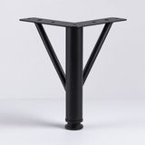 Badem10 Üçgen 12 cm Siyah Metal Mobilya Ayağı Modern Koltuk Kanepe Dayanıklı Tv Ünitesi Ayağı Ayakları - 78987o7686
