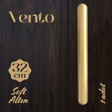 Badem10 Vento Soft Altın Düz Çekmece Kulp 320 mm Uzun Metal Dolap Gardırop Mutfak Banyo Kulbu Modern Tasarım