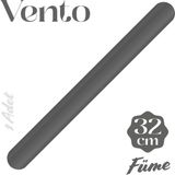 Badem10 Vento Soft Füme Düz Çekmece Kulp 320 mm Uzun Metal Dolap Gardırop Mutfak Banyo Kulbu Modern Tasarım