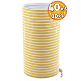 Badem10 Yapışkanlı 20x2=40 Metre (BEYAZ) Kapı Pencere Bandı Fitili Soğuk Izolasyon Kauçuk Bantları