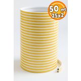 Badem10 Yapışkanlı 25x2=50 Metre (BEYAZ) Kapı Pencere Bandı Fitili Soğuk Izolasyon Kauçuk Bantları