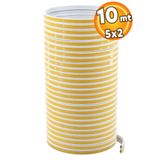 Badem10 Yapışkanlı 5x2=10 Metre (BEYAZ) Kapı Pencere Bandı Fitili Soğuk Izolasyon Kauçuk Bantları