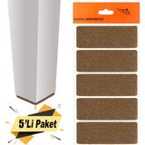 Badem10 Yapışkanlı Mobilya Masa Sandalye Parke Zemin Ayak Koruyucu Kaydırmaz Keçesi 40x90 Mm (5'Lİ PAKET) - Yok