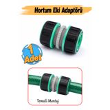 Badem10 Yarım Parmak 1/2 İnç Hortum Ekleme Adaptörü 1 Adet İki Hortum Ucunu Birbirine Bağlama Tamiri