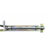 Badem10 Yaylı Ferforje Mavzer Sürgü 35X300MM Kapı Pencere Kilidi Dayanıklı Metal Güvenlik Sürgüsü - Metalik Gri