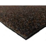 Bademler Halı Kapı Önü Paspası Koko's Altı Kapalı Kahverengi Paspas - 50 x 80 cm - Koyu Kahverengi