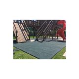 bademlerhali Kauçuk Zemin Çocuk Parkı Karosu Darbe emici Spor Salonu Fitness kauçuk karo 40x40 10 adet (Yeşil)