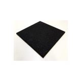 bademlerhali Siyah Renk Karo Kauçuk Zemin Kaplama 15 Adet 40x40 2cm Epdm Sbr Zemin Karosu