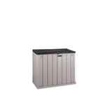 Badepo Toomax Stora Way 840L Bahçe Depolama Sandığı, Dolabı Gri/Antrasit