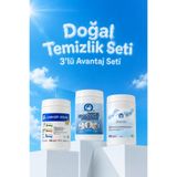 BADEX Lucida Clean Boraks Çamaşır Sodası Temizlik Karbonatı Avantajlı Temizlik Paketi 3 kg.