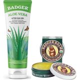 Badger Aloe Vera Jel ve Badger Balm El Kremi Seti