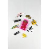 Badger Collection Jellycase Mini Pembe Bozuk Para Cüzdanı Küçük Minik Kese Madeni Para Kesesi Şeffaf Pvc Renkli