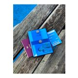 Badger Collection Jellypass Mavi Pasaportluk Pasaport Cüzdanı Pasaport Kılıfı Minimal Hediye Tasarım Şeffaf Pvc