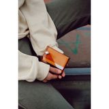Badger Collection Katlanır Cüzdan Bal Kartlanır Kartlık Erkek Kadın Unisex Minimal Hediye Tasarım Şeffaf Renkli - Kahverengi