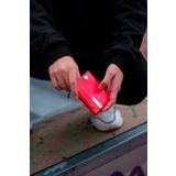 Badger Collection Katlanır Cüzdan Kırmızı Kartlanır Kartlık Erkek Kadın Unisex Minimal Hediye Tasarım Şeffaf Renkli