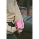 Badger Collection Katlanır Cüzdan Pembe Kartlanır Kartlık Şeffaf Minimal Hediye Tasarım Renkli Erkek Kadın Unisex - Fosfor - Pembe