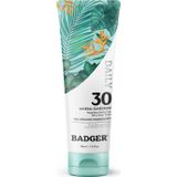 Badger Daily Mineral Güneş Kremi SPF30 | Organik & Temiz İçerikli Fiziksel Koruyucu | Beyaz İz Bırakmaz | Yüz ve Vücut İ