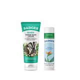 Badger Diaper Rash Bebek Pişik Kremi Ve Outdoor Stick Yatıştırıcı Nemlendirici Krem 2'li Set - Şeffaf