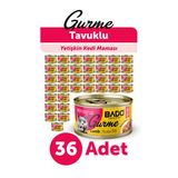 Bado Gurme Yaş Yetişkin Kedi Maması Kuzu Etli 85 Gr 36 Adet
