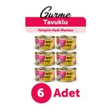 Bado Gurme Yaş Yetişkin Kedi Maması Kuzu Etli 85 Gr 6 Adet