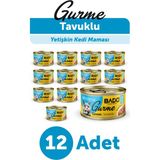 Bado Gurme Yaş Yetişkin Kedi Maması Somonlu 85 Gr 12 Adet