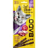 Bado Kedi Ödül Çubuğu Tavuk ve Ciğerli 3x5gr