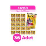 Bado Yavru Kedi Yaş Maması Tavuk Etli 400Gr 36Lı