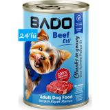Bado Yetişkin Etli 24x400 gr Yaş Köpek Mama