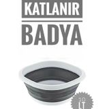 Badya Katlanır Sebze Badyası Silikon Badya Leğen Orta Boy No:3 10 Lt