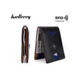 Baellerry Minimalist Rfıd Koruma Çift Kat Deri Çoklu Kart Cüzdan Erkek Kartlık 001 siyah