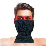 Baf Bandana Çoklu Kafatası Mavi Siyah Maske P143009s3439
